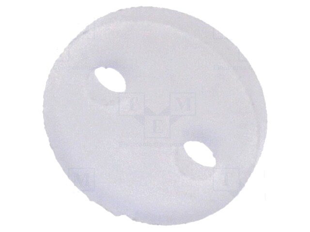 Afstandbus; LED; Øext: 5mm; ØLED: 5mm; L: 1,5mm; natuurlijk; UL94V-2 Afstandbus; LED; Øext: 5mm; ØLED: 5mm; L: 1,5mm; natuurlijk; UL94V-2